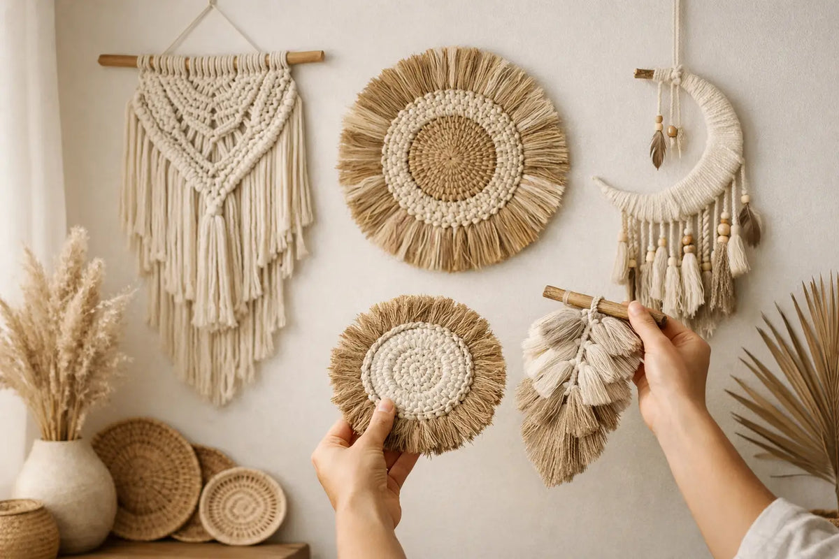 Boho Wandobjekte handgemacht richtig wählen