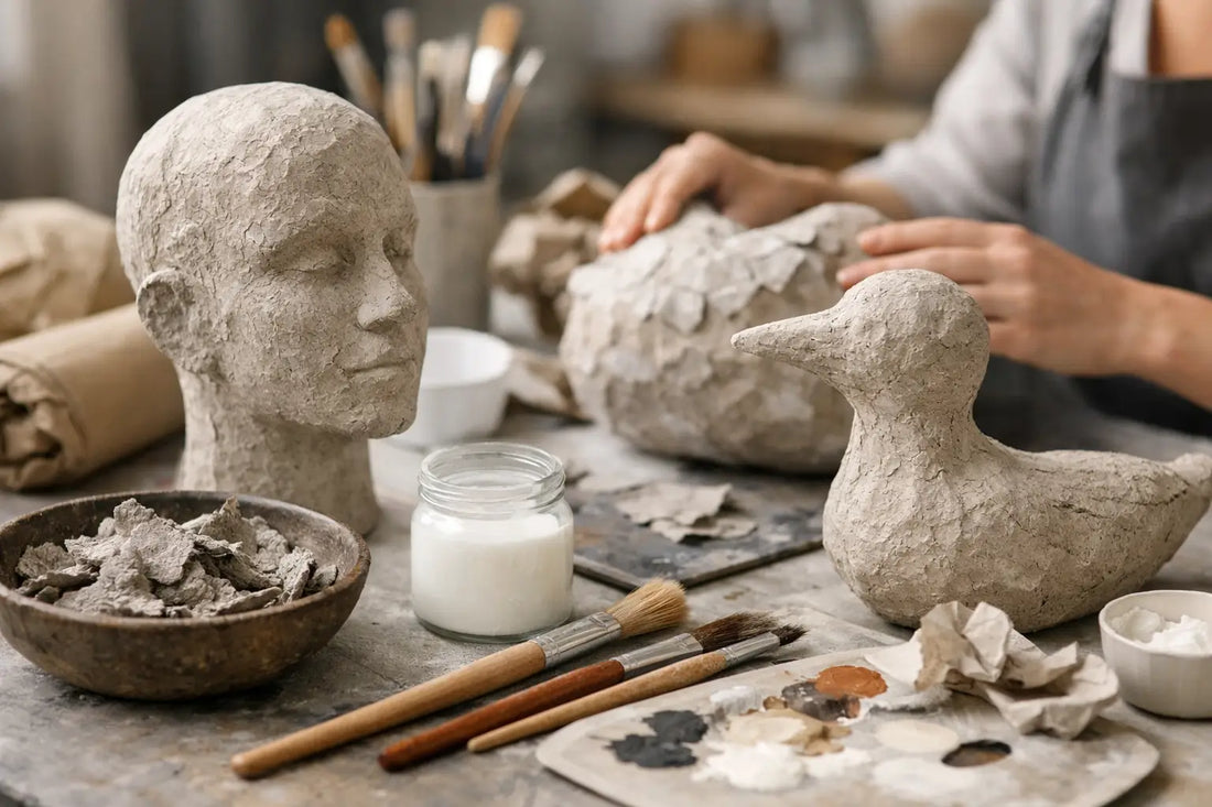 Warum Pappmaché als Kunstmaterial wirkt