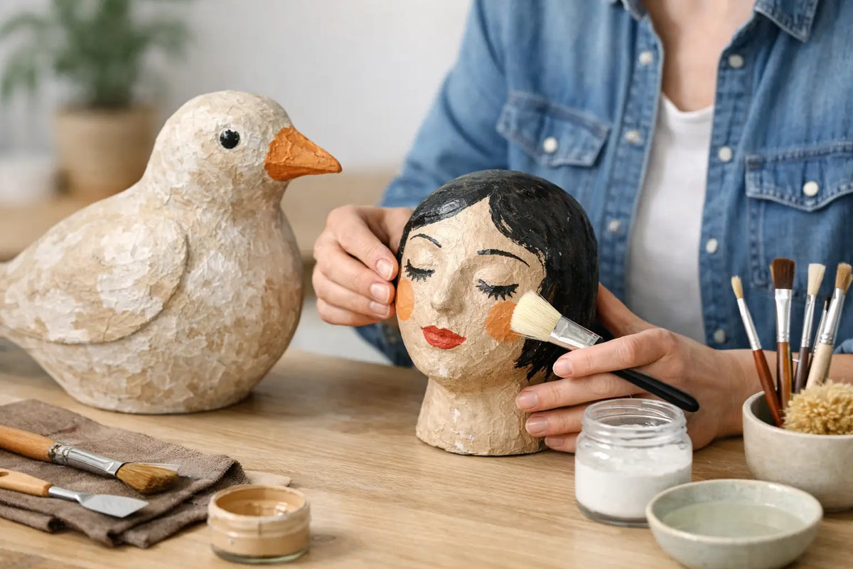 Wie pflegt man Pappmaché-Kunst richtig?