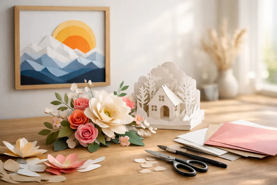 Papierkunst für zuhause mit Ausdruck