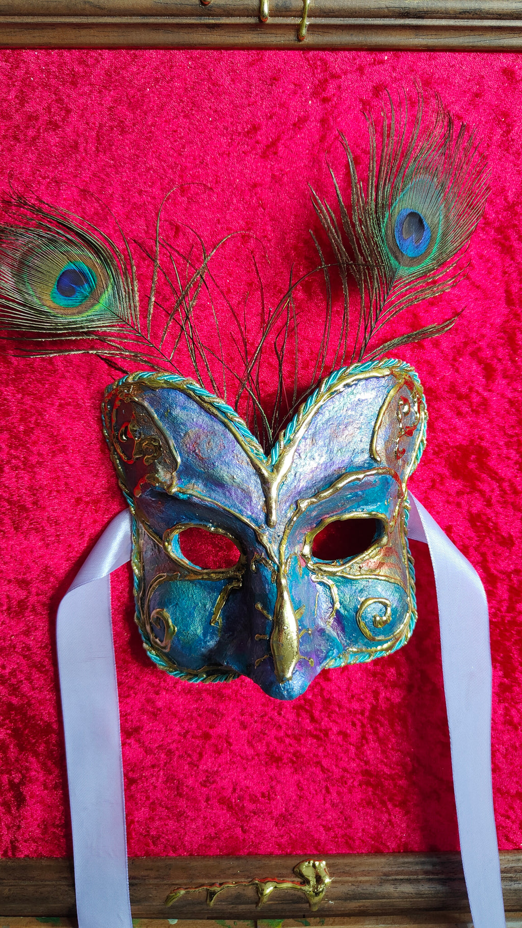 Halbmaske „Mariposa Mistica“ (Der mystische Schmetterling)
