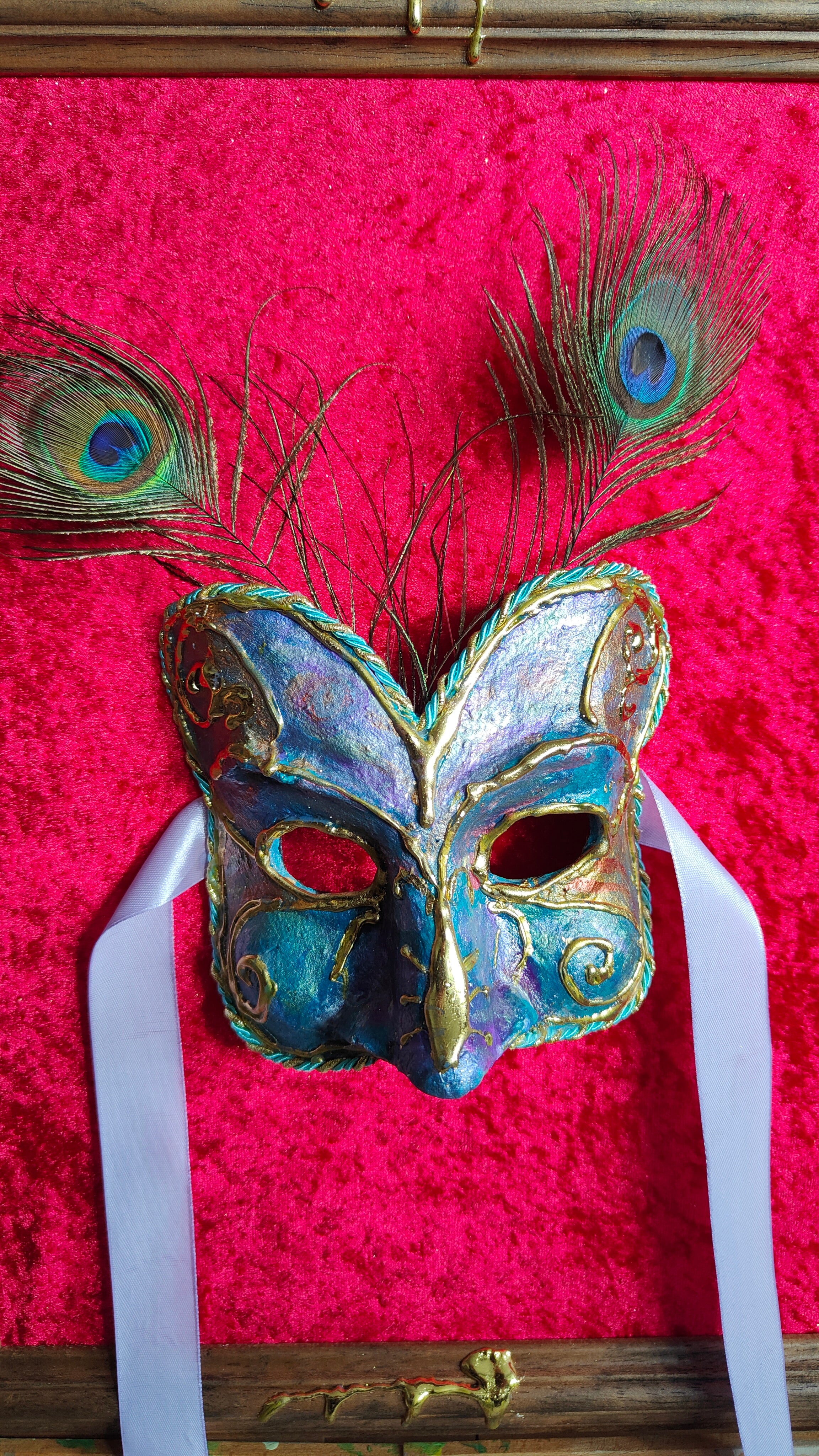 Halbmaske „Mariposa Mistica“ (Der mystische Schmetterling)