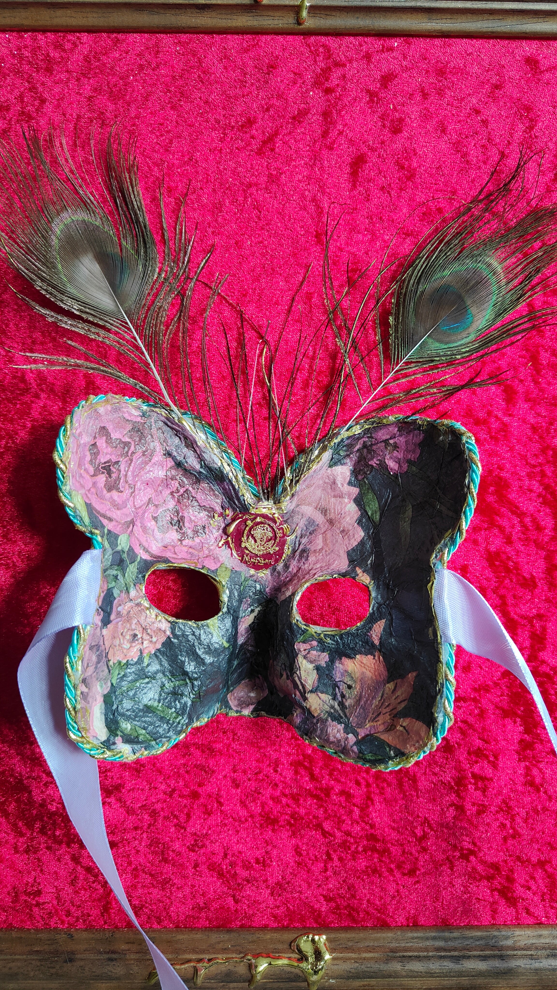Halbmaske „Mariposa Mistica“ (Der mystische Schmetterling)
