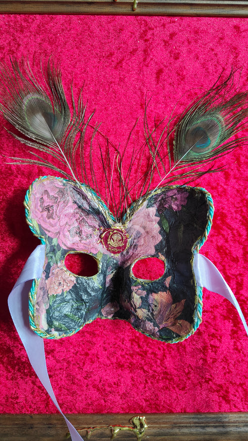 Halbmaske „Mariposa Mistica“ (Der mystische Schmetterling)