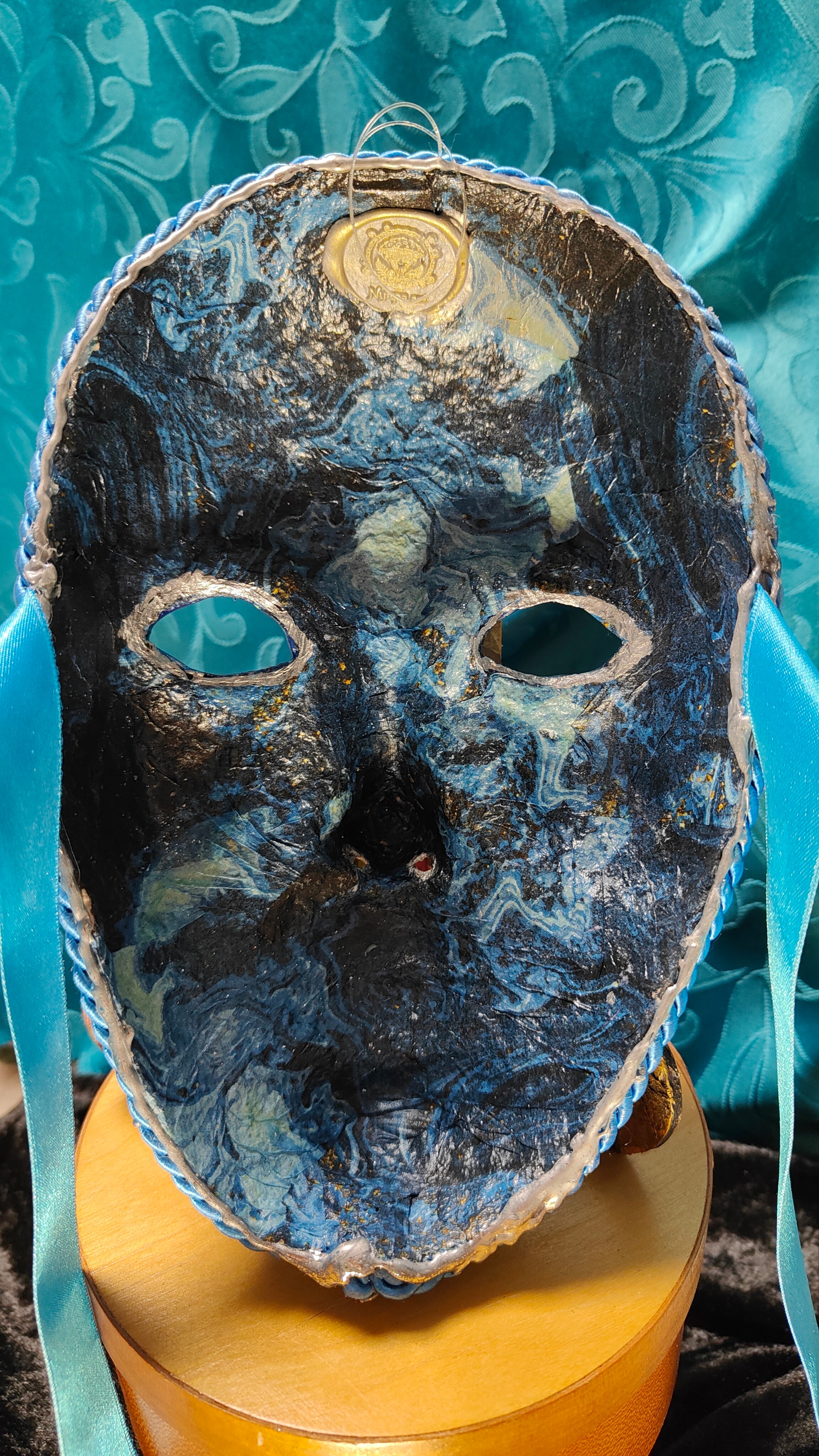 Maske "Aquamarina" - Maske der Klarheit und Tiefe
