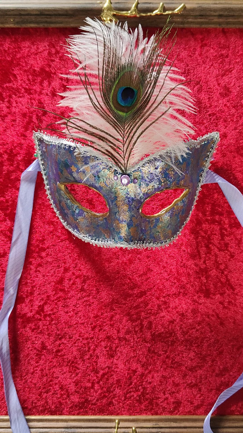 Halbmaske "Celestia" – Ein Hauch von Unendlichkeit